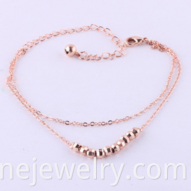 Street Fashion Two Layer Anklet Bracelet